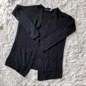 Urban Outfitters BDG Open Front Black Cardigan